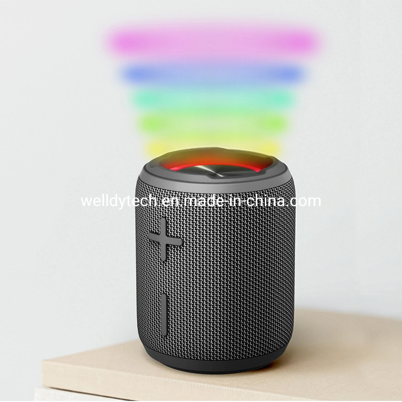 LED Bluetooth Speakers Light up RGB Wireless Bt5.0 Portable 10W Aux Bt TF Display Speaker for iPhone