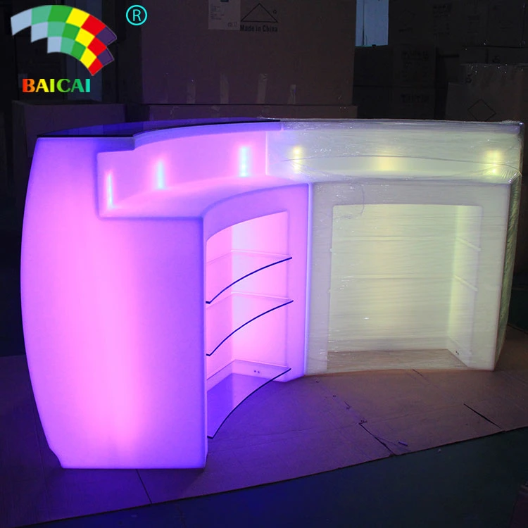 Bar Nightclub Furniture Hotel Furniture Home Furniture Light up LED Bar Counter