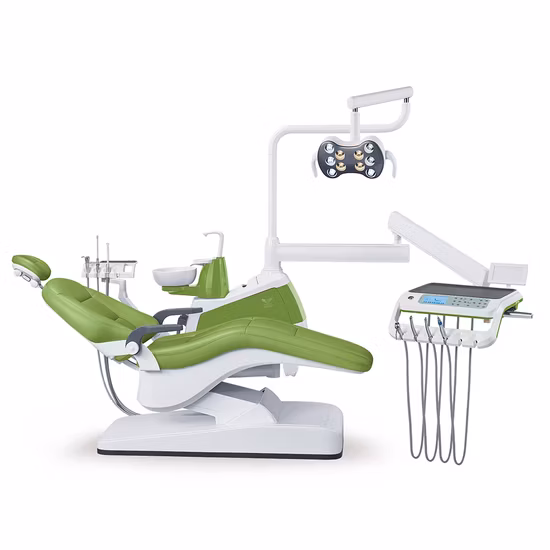 Brand New Practical Dental Unit Chair with LED Light