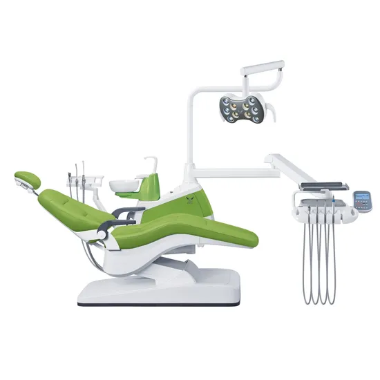 Brand New Practical Dental Unit Chair with LED Light