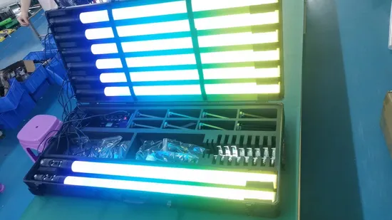 Artnet RGB ピクセル LED 360 度立方体構造ミルクパイプ