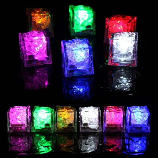水活性化LEDアイスキューブ、明るいパーティーライト/バーライト